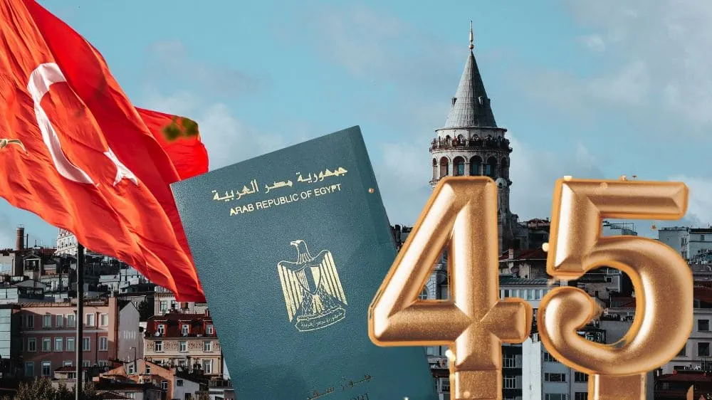 فيزا تركيا للمصريين فوق 45 سنة