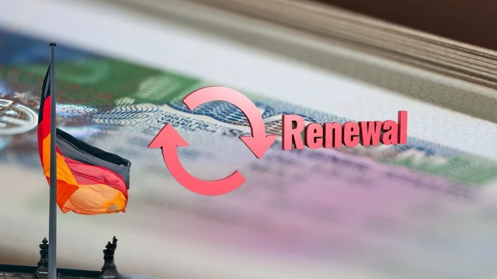 تجديد فيزا عقد عمل في ألمانيا